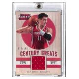 2014-15 Panini Threads Yao Ming Relic Card
