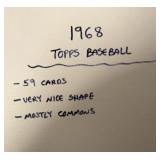 (59) 1968 Topps Baseball Cards