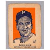 1952 Wheaties Ralph Kiner Baseball Card