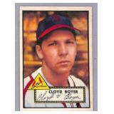 1952 Topps Cloyd Boyer Baseball Nice Shape