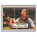 1952 Topps Gus Niarhos Nice Shape