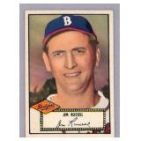 1952 Topps Jim Russell Nice Shape