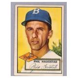 1952 Topps Phil Haugstad Nice Shape