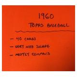(40) 1960 Topps Baseball Cards
