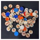 (63) 1962 Salada Baseball Coins