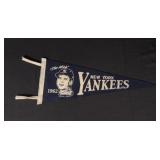 Mickey Mantle New York Yankees Pennant