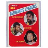 1970-71 NBA Rebounds Leaders Card #142