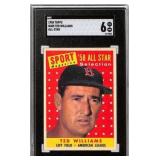 1958 Topps #485 Ted Williams SGC 6