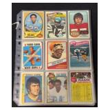 45 Football Cards from the 70ï¿½s with Stars