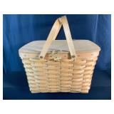 Longaberger Picnic Basket & Plastic Liner