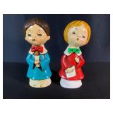 Christmas Chalkware Carolers