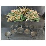 Christmas Wrought Iron Candelabras