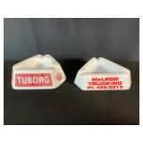 TUBORG & McLeod Trucking Ashtrays
