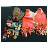 Baseball Glove, Vest, Toy Parts, Dice