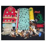 Ohio Art Tin Barn with Plastic Accessories