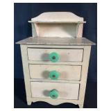 Metal Childï¿½s Toy Dresser
