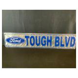 Ford Metal Embossed Sign