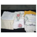 Vintage Tablecloths Some are Embroidered
