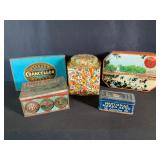 Tobacco Tins, Candy Tins, Mazda Auto Tin