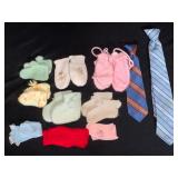 Infant & Toddler Knitted Mittens & Booties