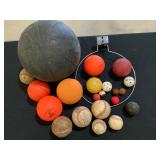 Baseballs, Basketball, Nerf Ball, Rubber Balls