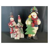Snowman Figures-Wood