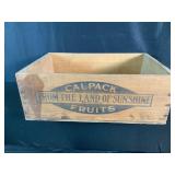 Del Monte CalPack Fruits Wooden Crate