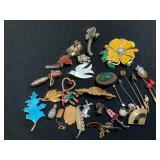 Stick Pins, Broaches, Pins
