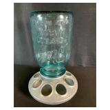 Mason Jar Chicken Feeder