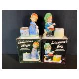 Christmas Luvkins Angel & Drummer Boy Candles