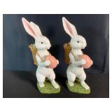 Easter Bunnies-Resin