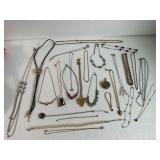 Lot of 26 Necklaces & Bracelets