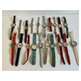 Lot of 20 Watches Dickies Geneva & More