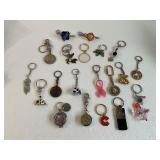 Lot of 20 Keychains