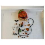 Halloween Lot of Jewelry & Night Light Cover