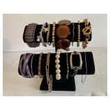 Lot of 16 Vintage Bracelets & Bangles