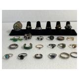 Lot of 24 Rings