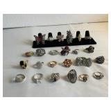 Lot of 24 Vintage Rings