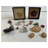 Lot of Pins Lia Sophia Trifari Hones New York