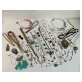 Necklaces Rings Pendants Earrings 75+ pcs