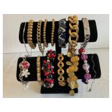 Lot of 15 Vintage Bracelets & Bangles