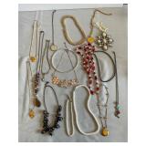 Lot of 17 Vintage Necklaces