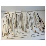 Lot of 30 pcs Necklaces Bracelets & More