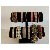 Lot of 12 Vintage Bracelets & Bangles