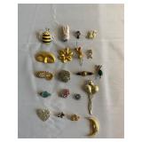 Lot of 20 Vintage Jewelry Pins