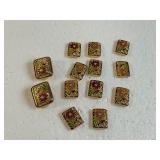 Earring Pair & Matching Charms to make Necklace