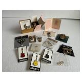 Lot of 15 Vintage Pins 3 are Jerry Garcia Guitars