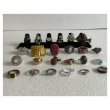 Lot of 24 Rings