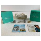 3 Sterling Silver (Marked 925) 1 Brass Rings