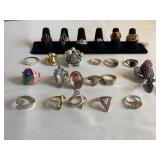 Lot of 23 Vintage Rings